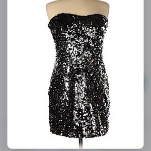 Sequined Party Night Dress